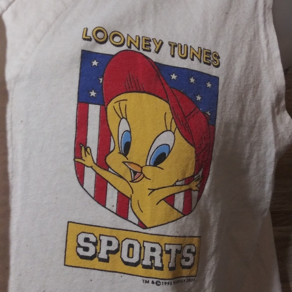 1996  Looney Tunes Sports Vest Tweety - Picture 3 of 8